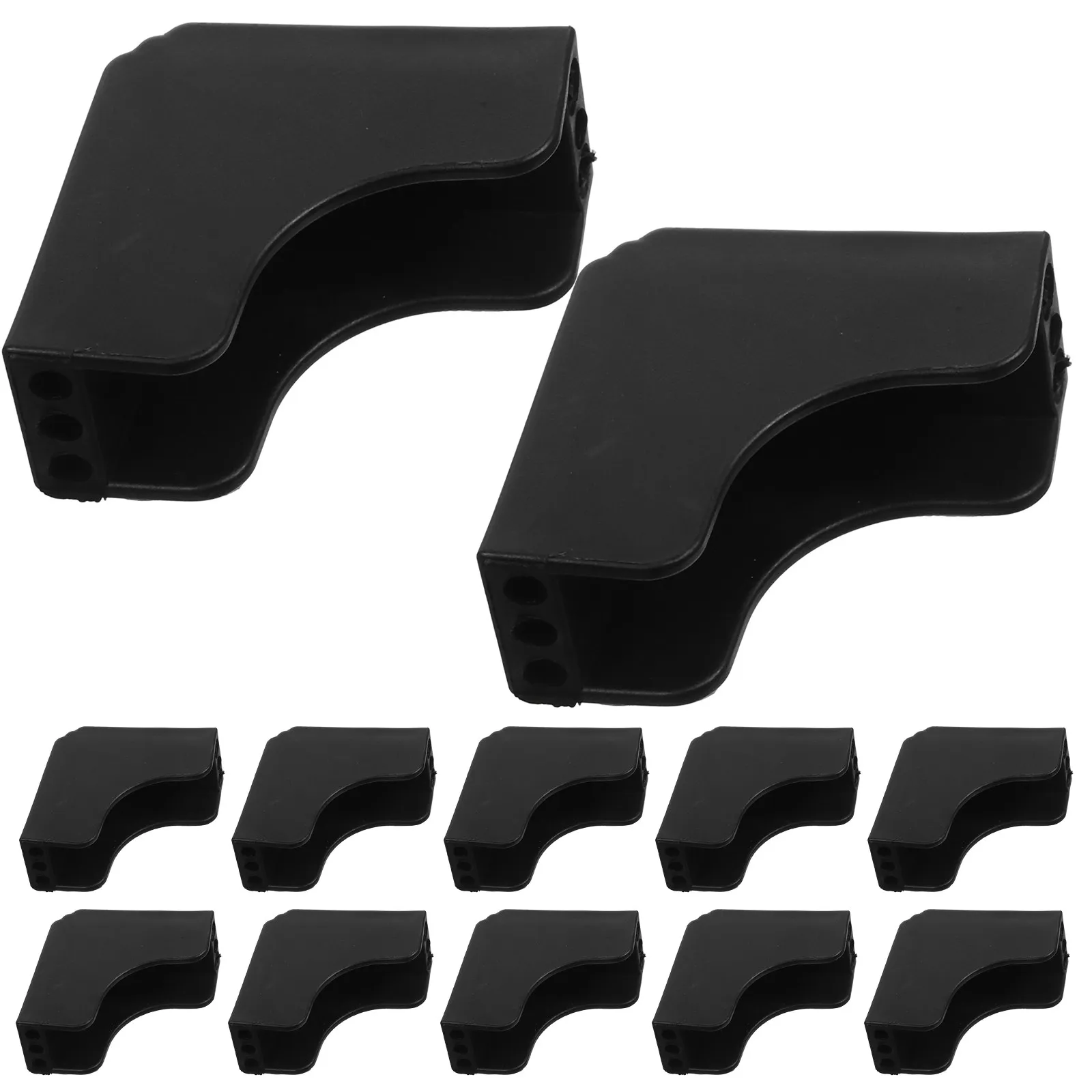 50pcs Black Furniture Corner Protectors – Safe Table Edge Bumpers for Kids & Home Use