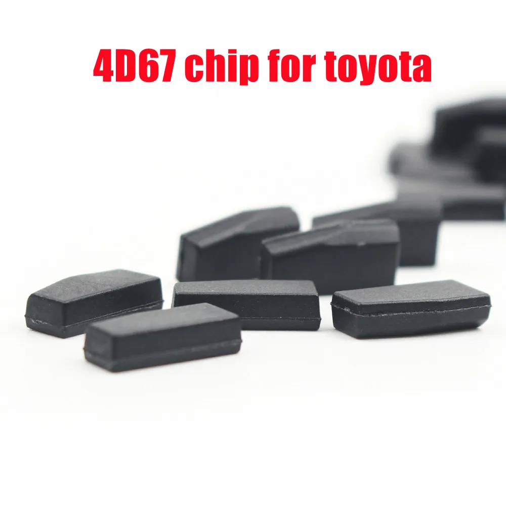 10 stücke 20 stücke 50 stücke 4D67 Carbon Auto Transponder Chip 4D 67 Keramik Chip Blank Auto Schlüssel Chip Für toyota Camery Corolla Reiz Crown