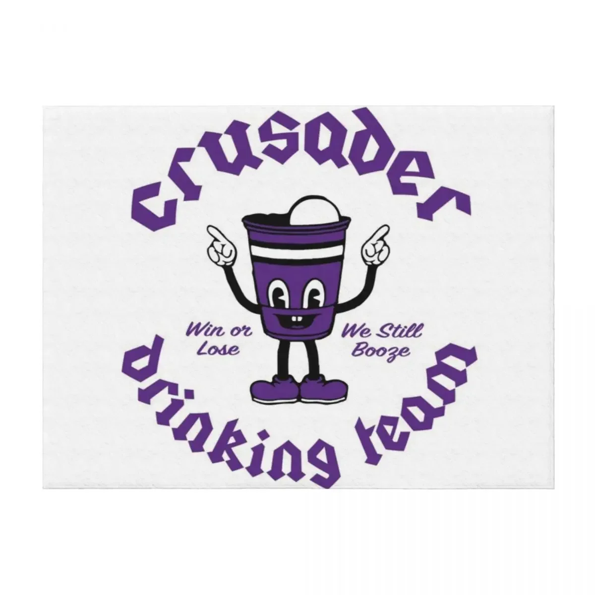

Crusader Drinking Team Throw Blanket Sofas warm winter Plush Weighted Blankets