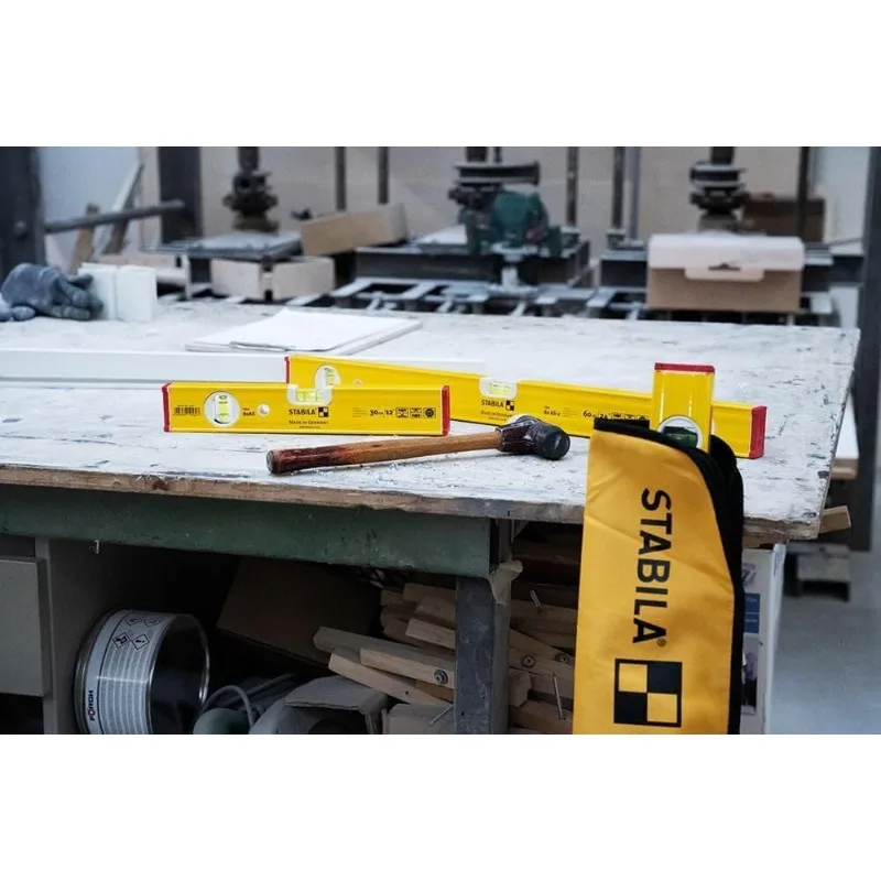 Stabila Pro Set 80 AS Spirit Levels avec étui de transport