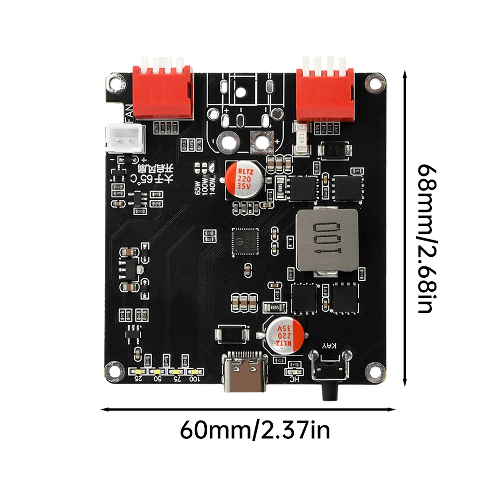 PD3.1 QC2.0 3.0 140W Bidirectional Fast Charger Module BMS 2S 3S 4S 5S 6S Lithium Battery Charging Board IP2366 Li-ion Lifepo4