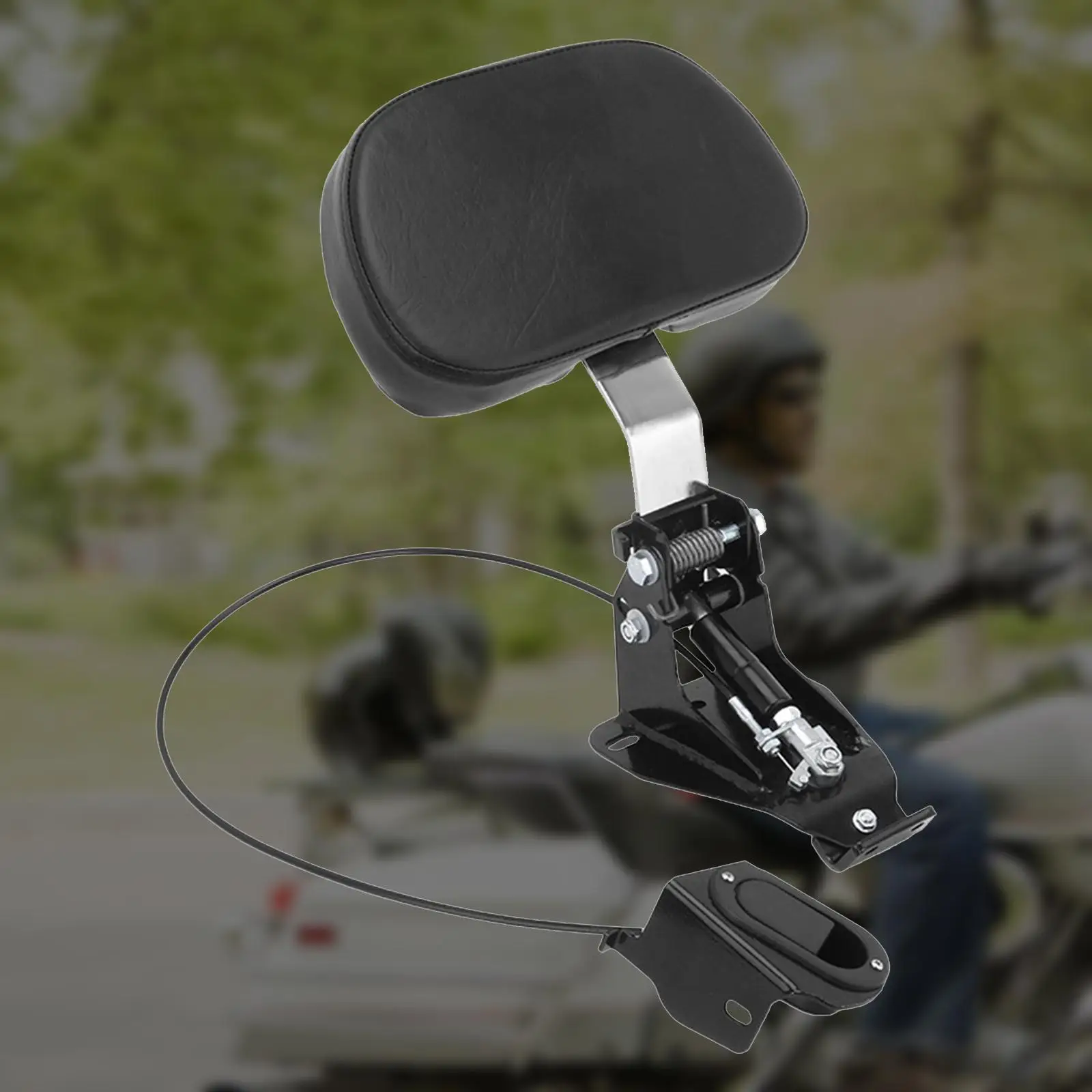 

Rider Backrest Upgrade Motorbike Accessories Mounting for Touring Cvo Replaces Detachable Driver Riders Backrest Driver Backrest