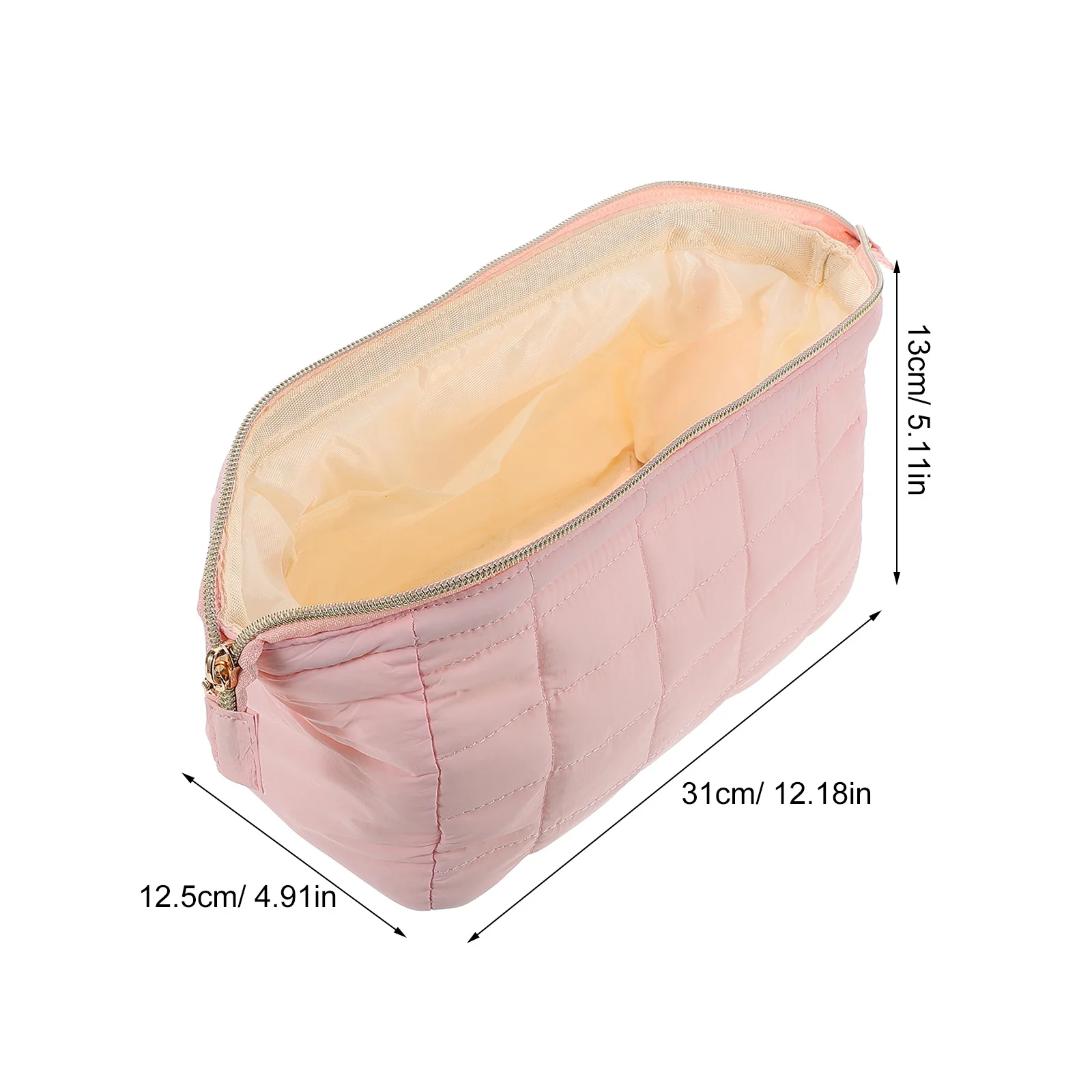 Wash Makeup For Women Pouch Cute Pink Travel Toiletry Storage Small Soft Organizer Portable Pouch Case