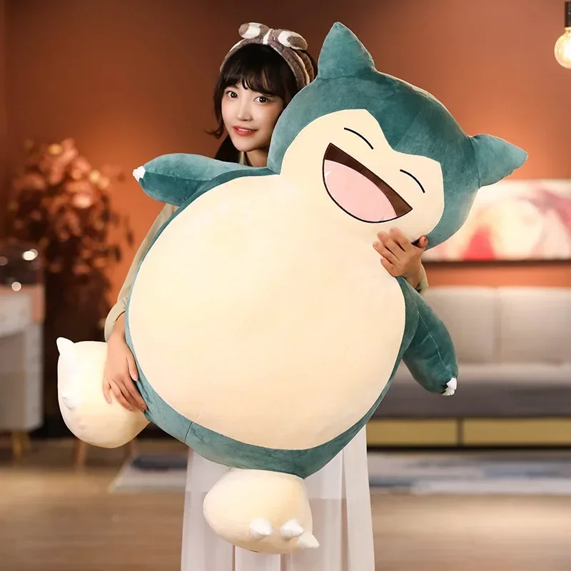 Giant Snorlax Plush 150/200cm Pokemon Plush Toys Kawaii Soft Snorlax Leather Shell Plushie NO Filling Pillow Birthday Gifts