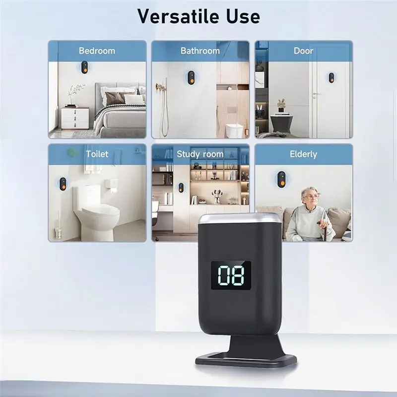 ABNL Caregiver Pager Wireless Call Button Forelderly Alert Button Forseniors No Monthly Fee Forseniors Patients Elderly