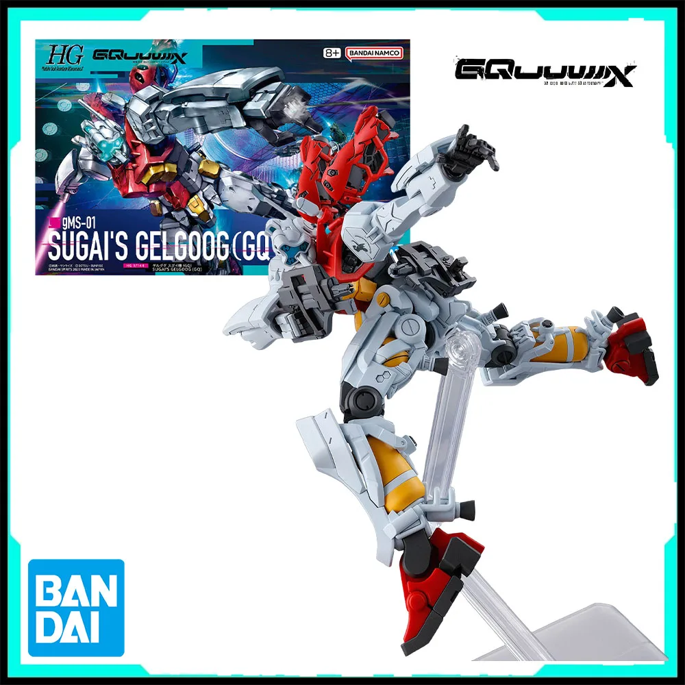 

Bandai Original GUNDAM HG Series Gundam GQuuuuuuX gMS-01 SUGAI'S GELGOOGC GO 1/144 Anime Action Figure Assembly Model Toys