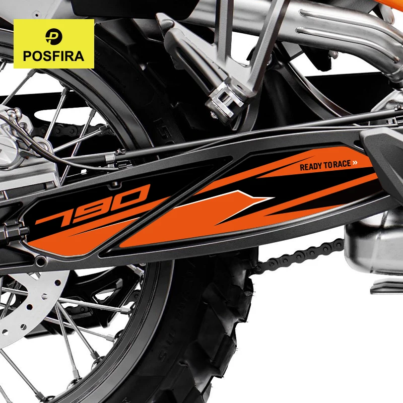 

POSFIRA Motorcycle Swingarm Sticker Vinyl Decals for KTM 790 Adventure 2025 2024 2023 2022 2021 2020 2019 Swing Arm Accessories