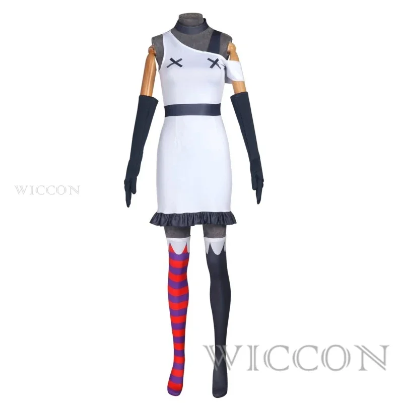 Anime Hazbin Vaggie Cosplay Costume Hotel uniforme adulto uomo donna Party Devil Radio Demon Carnival Halloween Set completo
