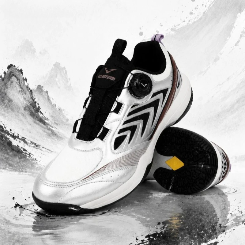 2026 Best Selling Badminton Men Shoes Anti-Slip Man Indoor Court Shoes Unisex Tennis Shoe Men Quick Lacing Table Tennis Shoe Man