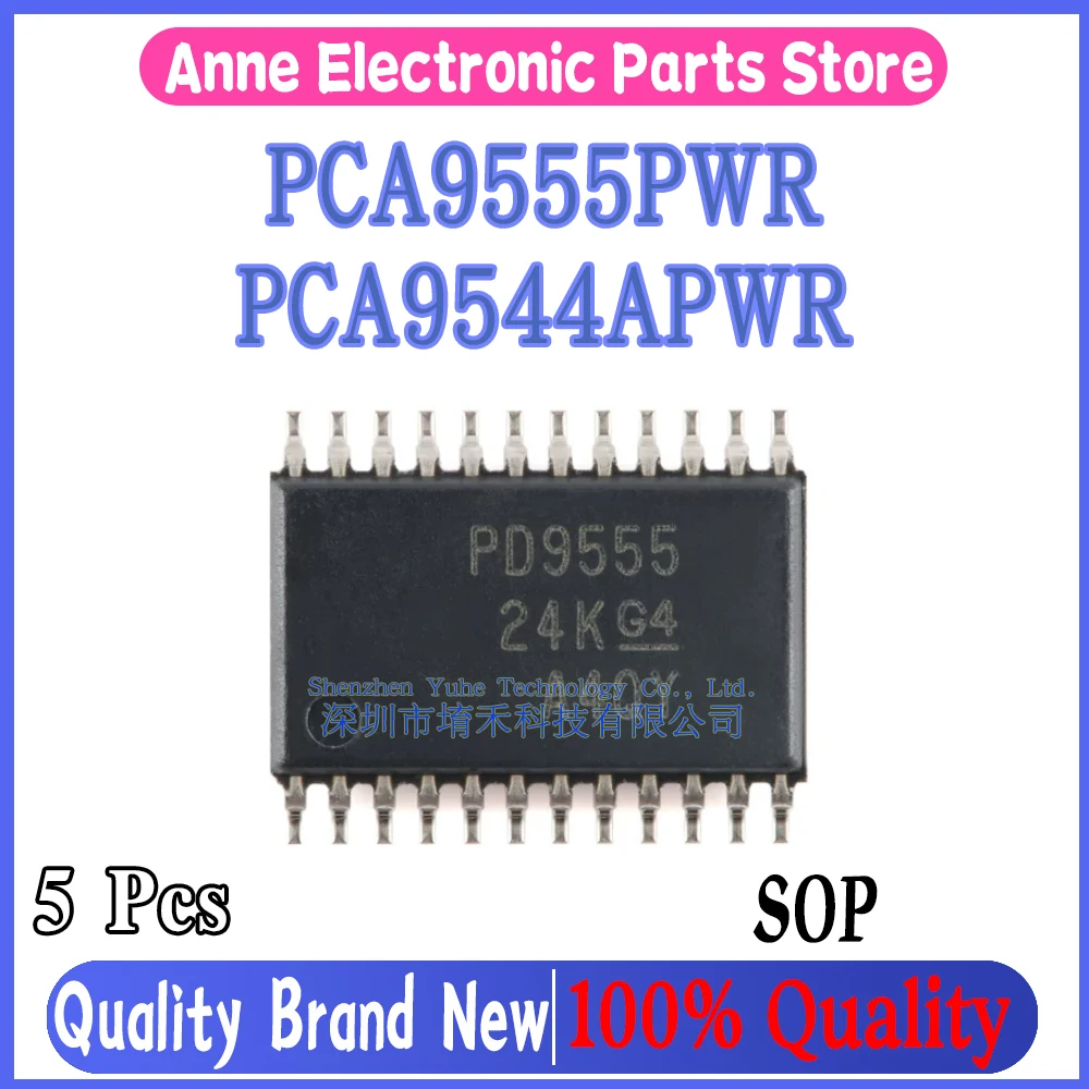 (5piece) 100% New PCA9555PWR PCA9555PW PCA9555 sop-24 PCA9544APWR PCA9544APW PCA9544A sop-20