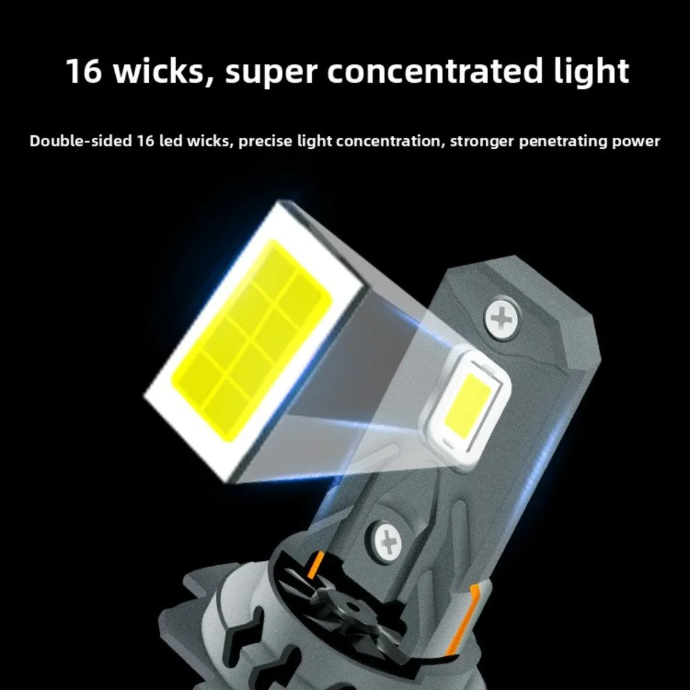 New High-Power Super Bright Car LED Headlights - H7 1:1 Mini Plug-and-Play Fan-Cooled Integrated Bulbs