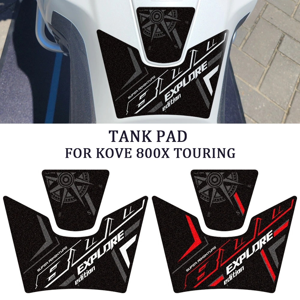 

Motorcycle Bike For Kove 800X 800 X TOURING GT Accessories Tank Pad Side Grips Gas Fuel Oil Knee Protector Stickers Decals