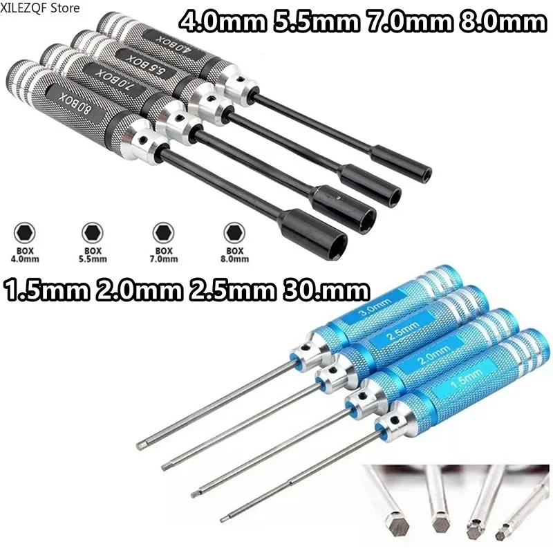 

Kit Outils RC Professionnel - Clés Hex 1.5/2/2.5/3/4/5.5/7/8mm + Tournevis - Pour Voiture/Drone - Boîte Complète de Réparation