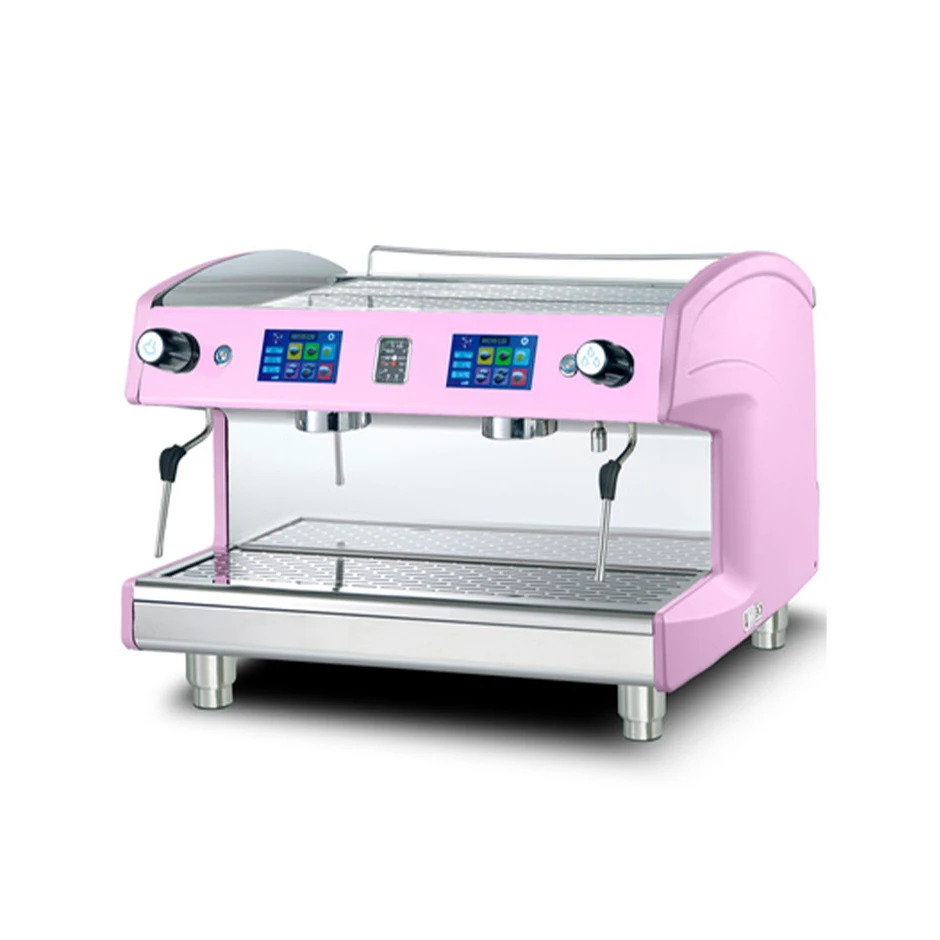 100% New Style Multi-Funtional Factory Price Hot Sales Double Group Italian Making Coffee Electric Espresso Machine