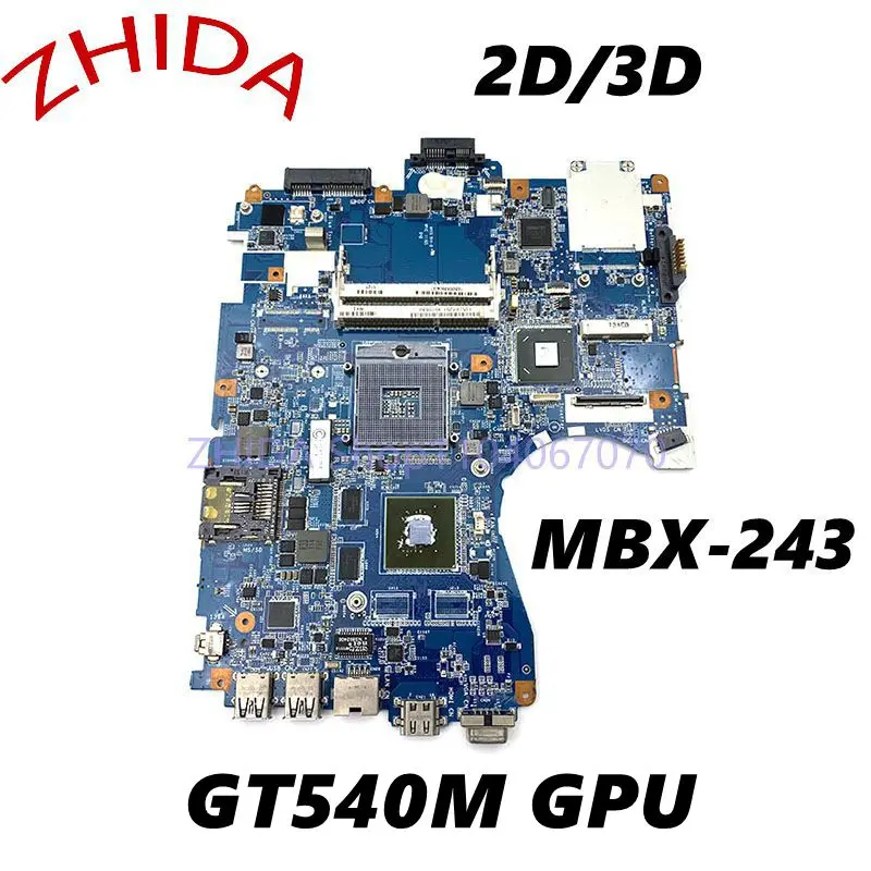 

For SONY VPCF23 VPCF series PCG-81311L V081_MP_MB MBX-243 Laptop motherboard HM65 DDR3 GT540M 1GB MAINBORD Full tested