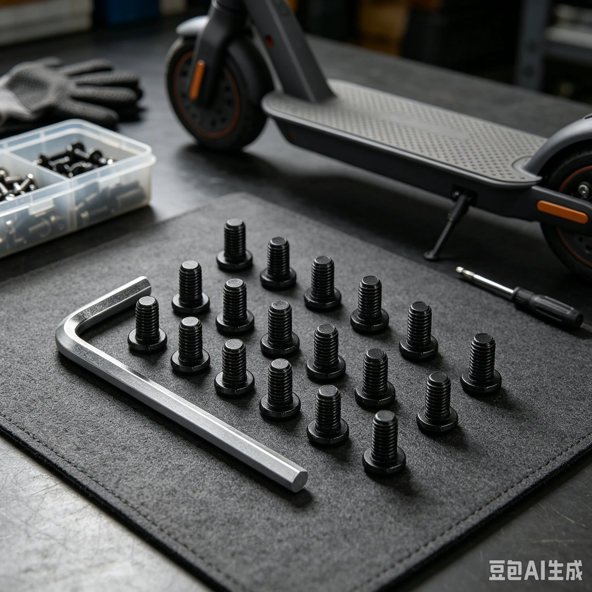 18pcs Scooter Bottom Battery Cover Screws Kit For Ninebot For MAX G2 For G65 For G30 G30LP G30D Base Plate Cover Screw Wrench