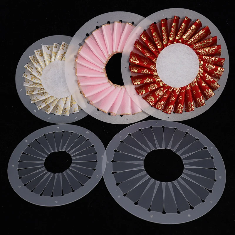 1pc DIY Badge Holder Pleater Parts Baji Base Maker Patchwork Accessory 12cm 15cm 9cm Handmade Sewing Embellishment Crafts