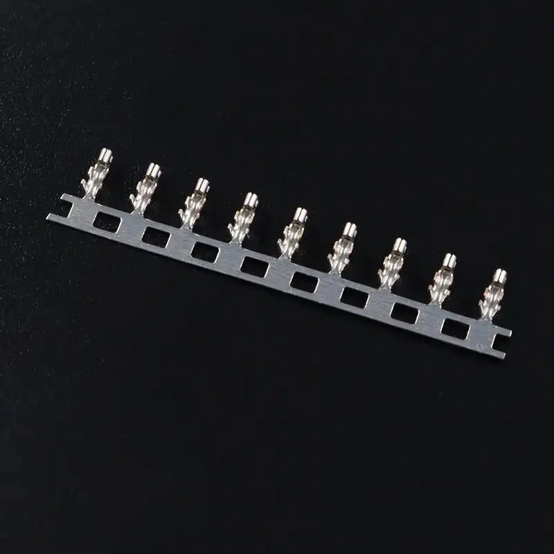 50 Stück ZH1.5 Kaltpress-Steckverbinder Männliche Hülle Federkopf 1,5 mm Steckdistanz Stecker – Detail 2