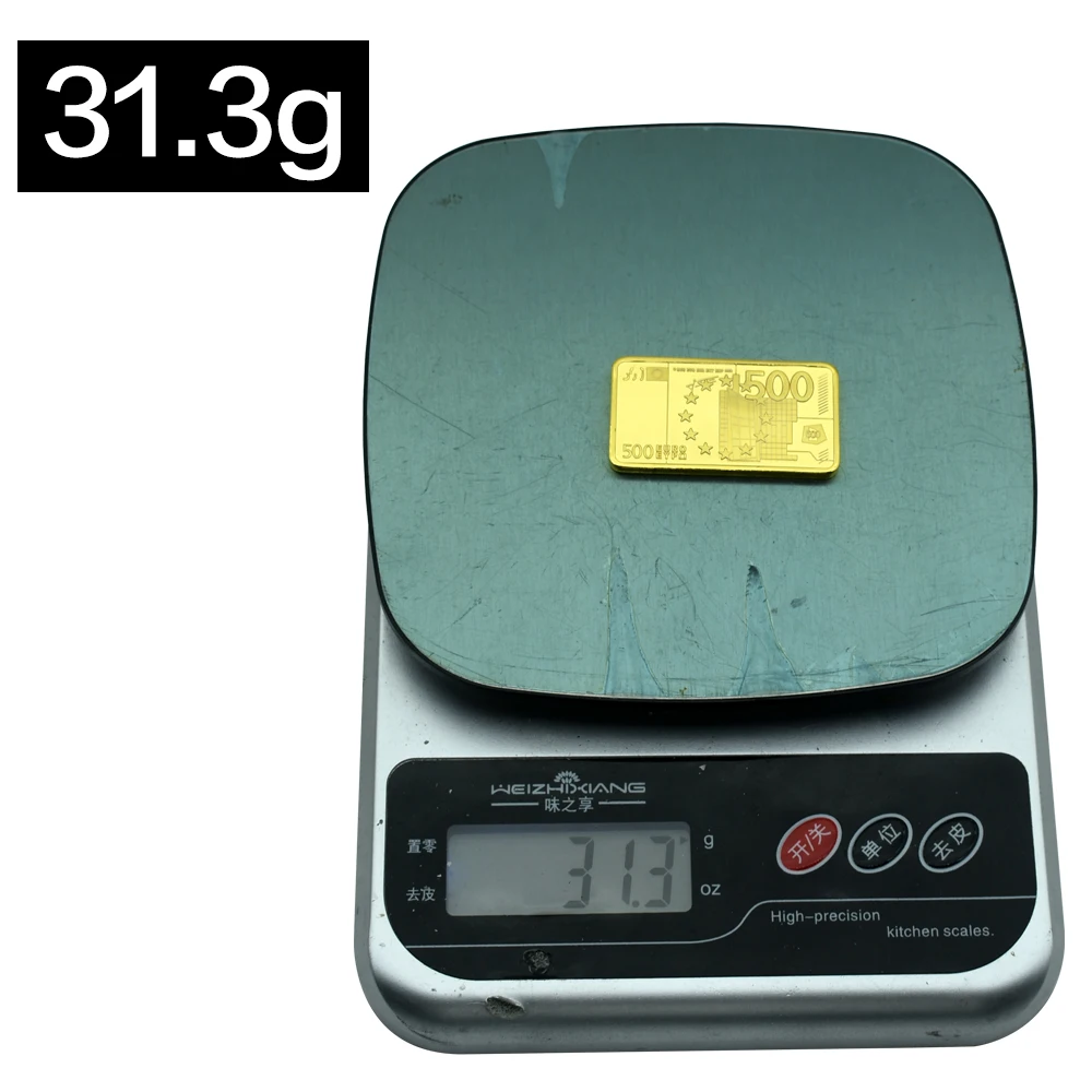 مجموعة عملات معدنية ذهبية ، ديكور منزلي ، هدية العيد ، 500 يورو