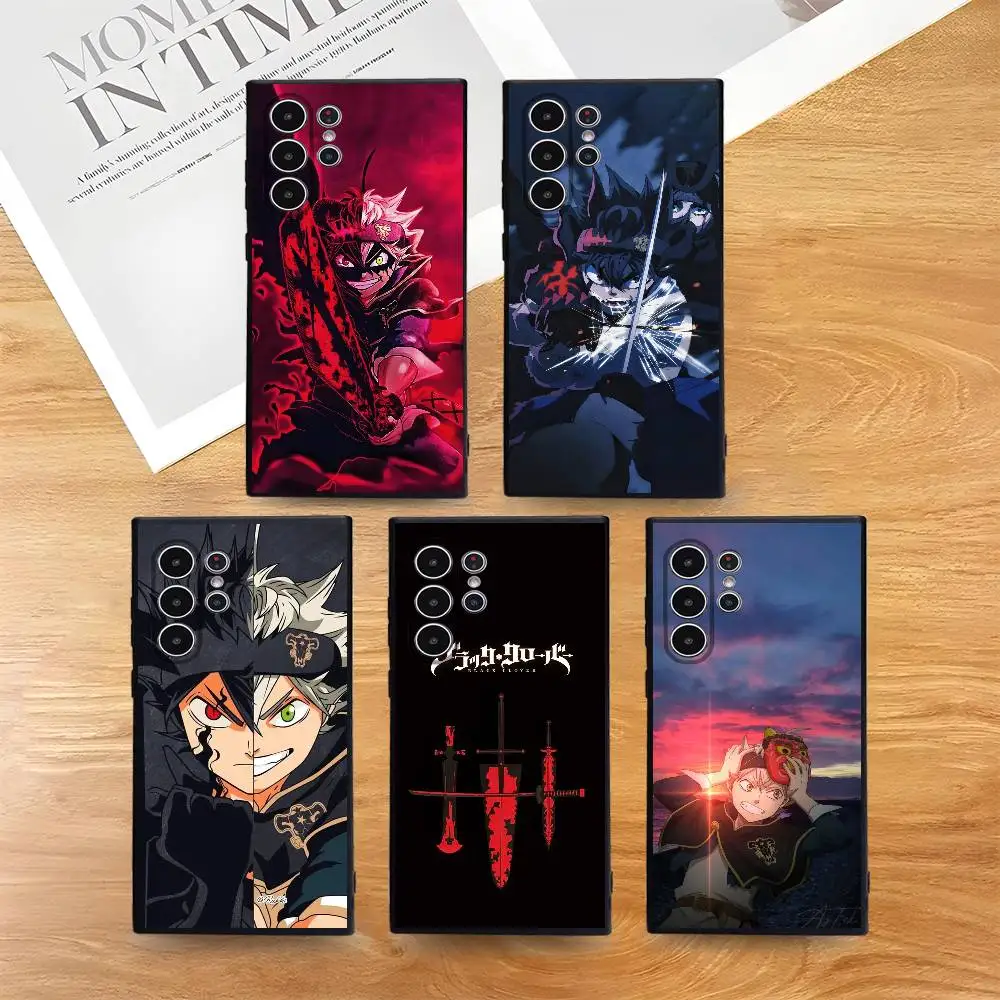 

B-Black B-Butler Japanese Anime Phone Case Skin-Friendly Soft TPU Case Compatible With Samsung S21/S22/S23/S24/S25 FE/Plus/Ultra