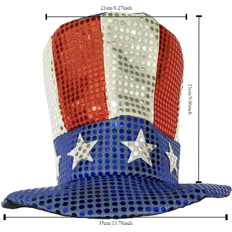 Hot-selling New American Independence Day Decorative Men\'s Set Party National Day Event Sam Uncle Cos Playup Costume