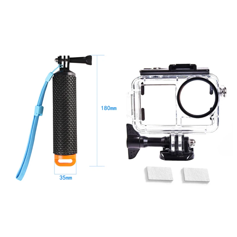 Плавающая ручка, водонепроницаемая ручка, палка для селфи для DJI Osmo Action 5 Pro/4/3, чехол для дайвинга, защитные аксессуары для камеры
