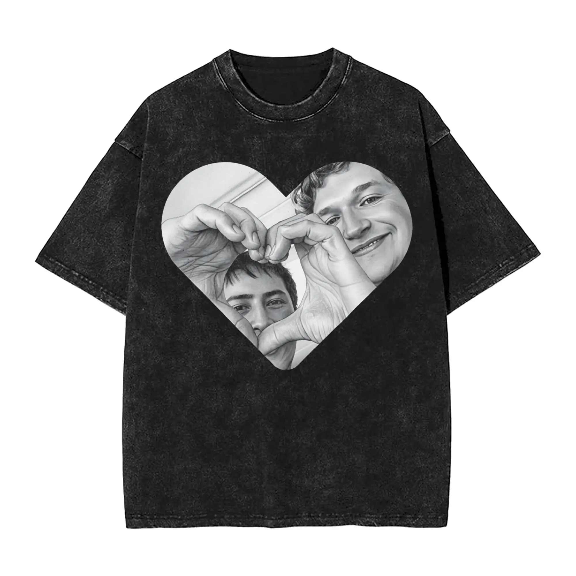 

Men Women's T-Shirt Heated Rivalry Inspired Washed T-Shirts Hippie Beach Tees Aesthetic Design Cotton Clothes Plus Size