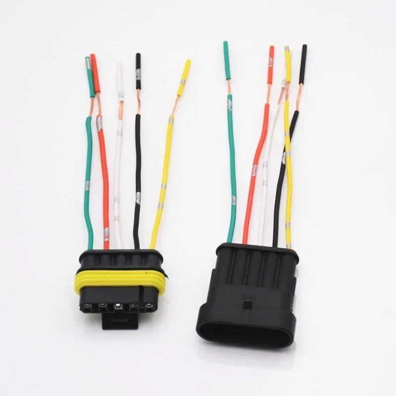 

1P 2P 3P 4P 5P 6P Wire Butt Plug, 6 Wire Butt Terminal Harness, Automotive Waterproof Connector
