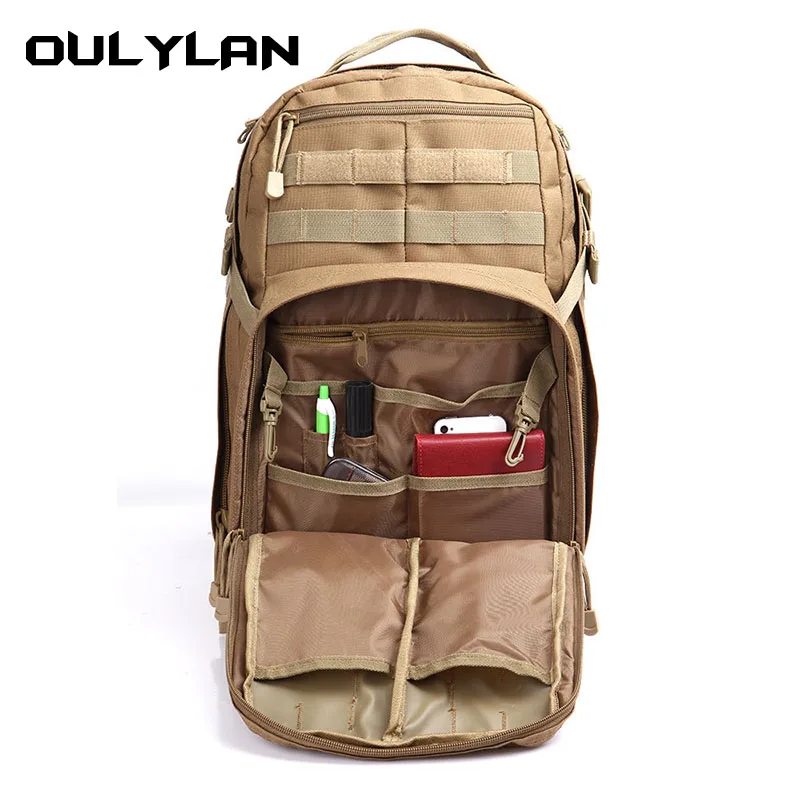 Imagem -03 - Outdoor Field Aventura Camuflagem Mochila para Homens Caminhadas Assalto Bolsa de Viagem Mochila de Acampamento 25l