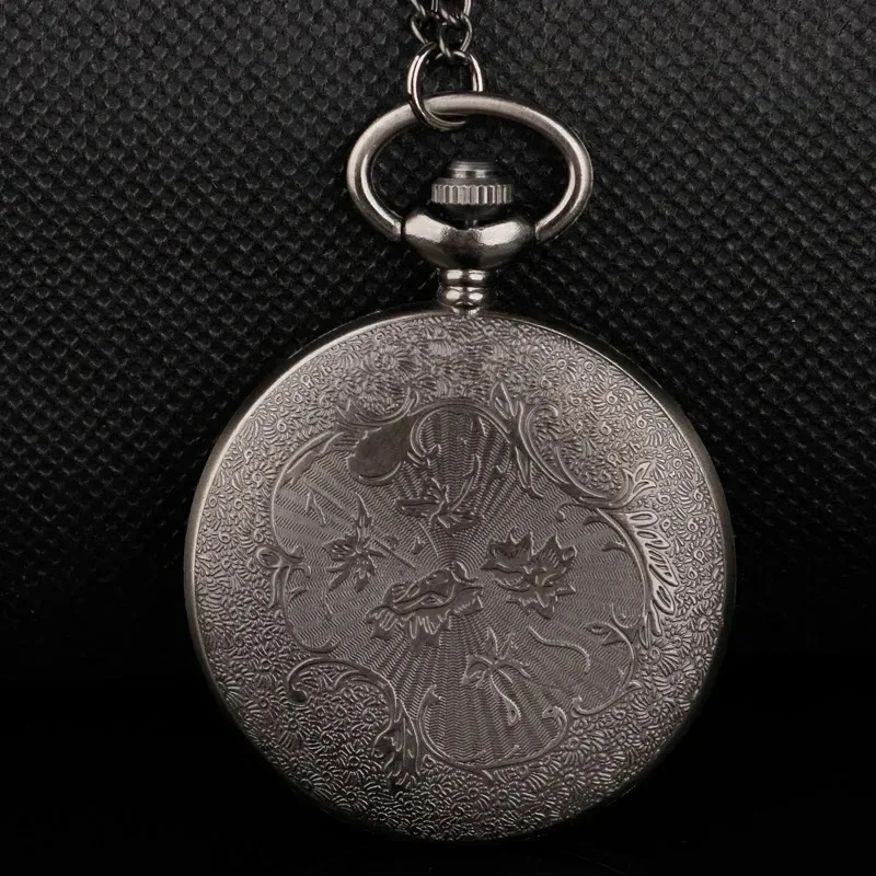 ファッションヴィンテージクォーツ懐中時計キッズペンダントネックレスギフトシンプルなデザインメンズレディース腕時計チェーン付き