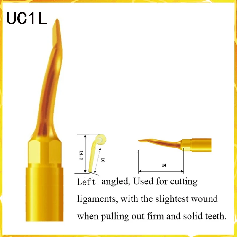 For Woodpecker/Mectron Piezotome Tips,Dental Ultrasonic Surgery, piezosurgery Piezosurgery Cutter Bone Tools  UC1L,UC1R,UC1,UC2