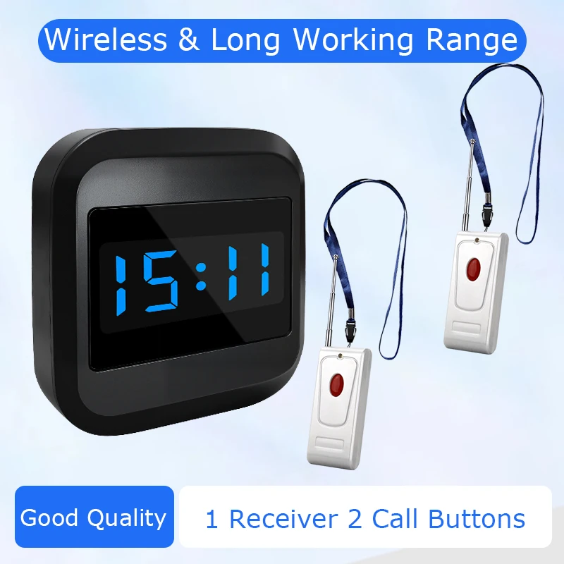 CTDB01 Wireless Mini Doorbell Receiver Pager Call System Restaurant Calling Pager for Hotel, Bar, Cafe