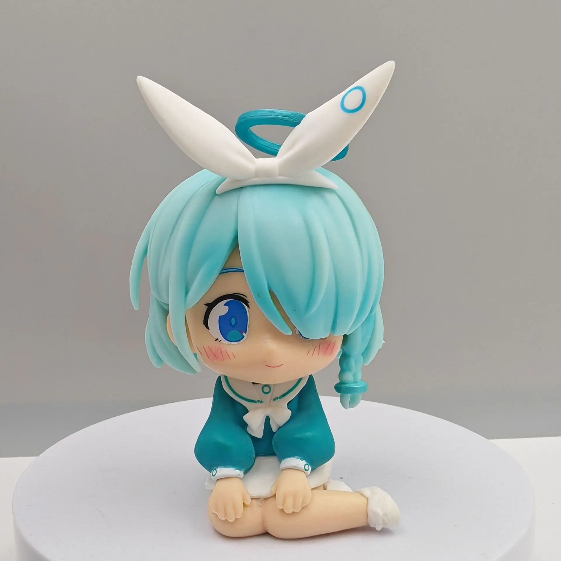 Statue de figurine d'action de dessin animé Plana, archives bleues, modèle de collection, ornements de voiture de bureau, modèle de poupée, cadeaux de noël