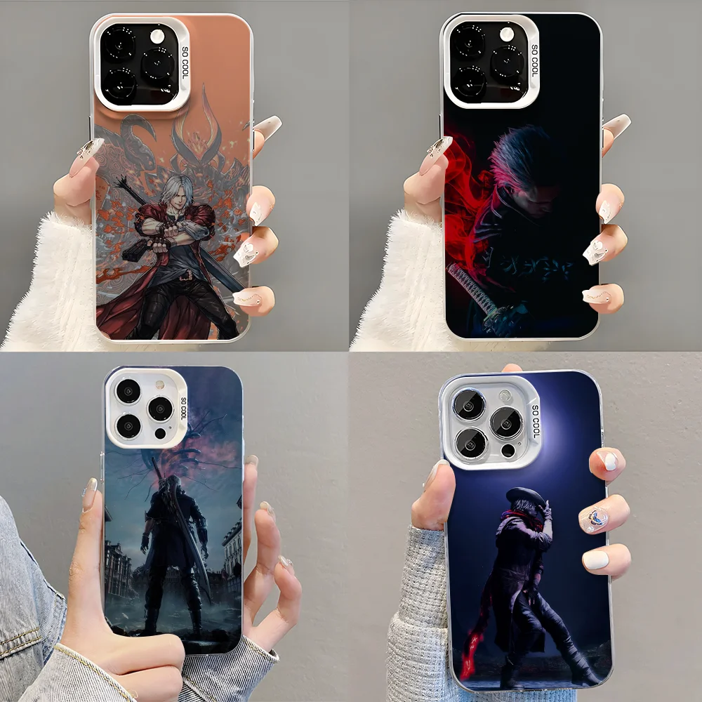 

D-Devil May Cry DMC Phone Case Phone Case For iPhone 14 16 15 11 12 13 Pro Max Mini Plus Shockproof Cover
