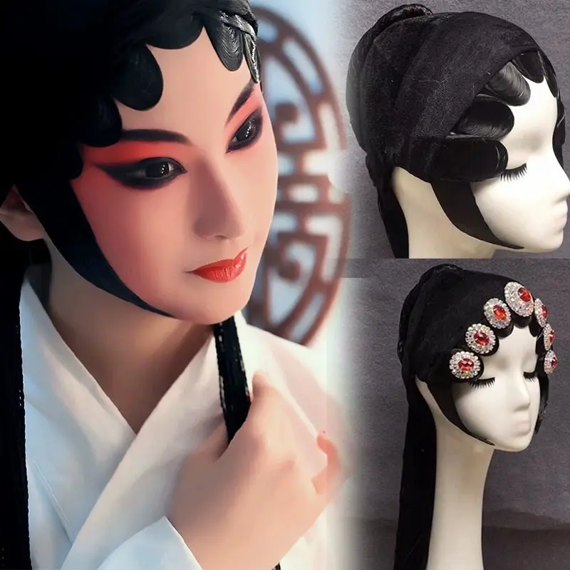 

Пекинская опера, аксессуары для косплея, головной убор для выступлений в Пекинской оперы, женский персонаж, забавная классическая танцевальная одежда