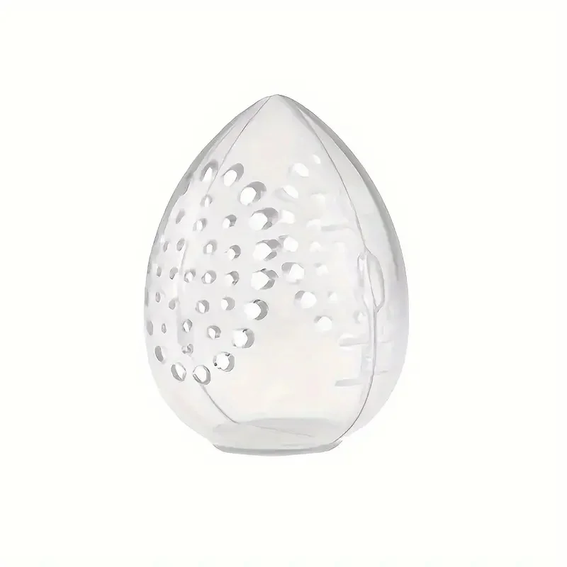 2pcs Protective Makeup Sponge Travel Case - Breathable Beauty Blender Holder Clear Storage Box - Travel Accessories