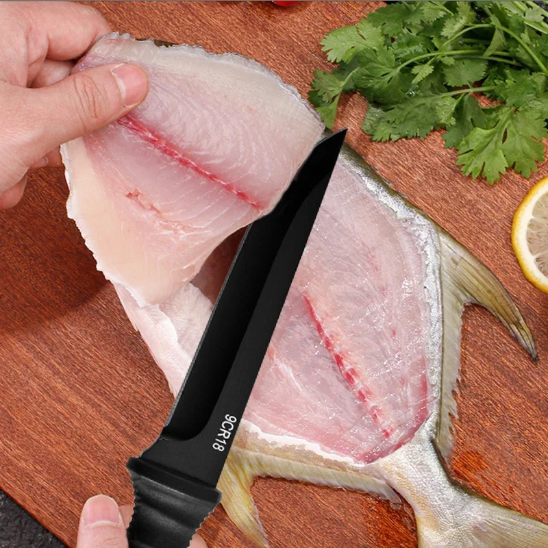 Sharp Butcher\'s Boning Knife Beef Sheep Pork Meat Slicing Knife Stainless Steel Kitchen Household Fish Knife Cooking Tool