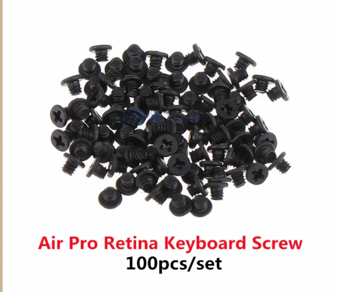 100 SZTUK nowych śrub do klawiatury do Macbook Pro Air Retina A1278 A1286 A1369 A1370 A1465 A1466 A1398 A1425 A1502