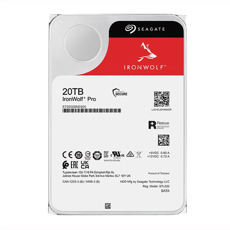 محرك الأقراص الصلبة الداخلي Exos X20 (7200 دورة في الدقيقة، 3.5 بوصة، SAS-3) سعة 20 تيرابايت - ST20000NM002D ST20000NM007D #5