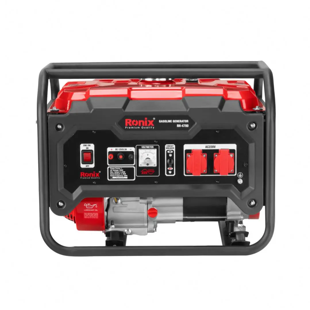Ronix RH-4780 Dual Fuel Portable Generator 3500 Watt Gas or Propane Powered Electric Start-Camping RV Ready Gasoline Generator