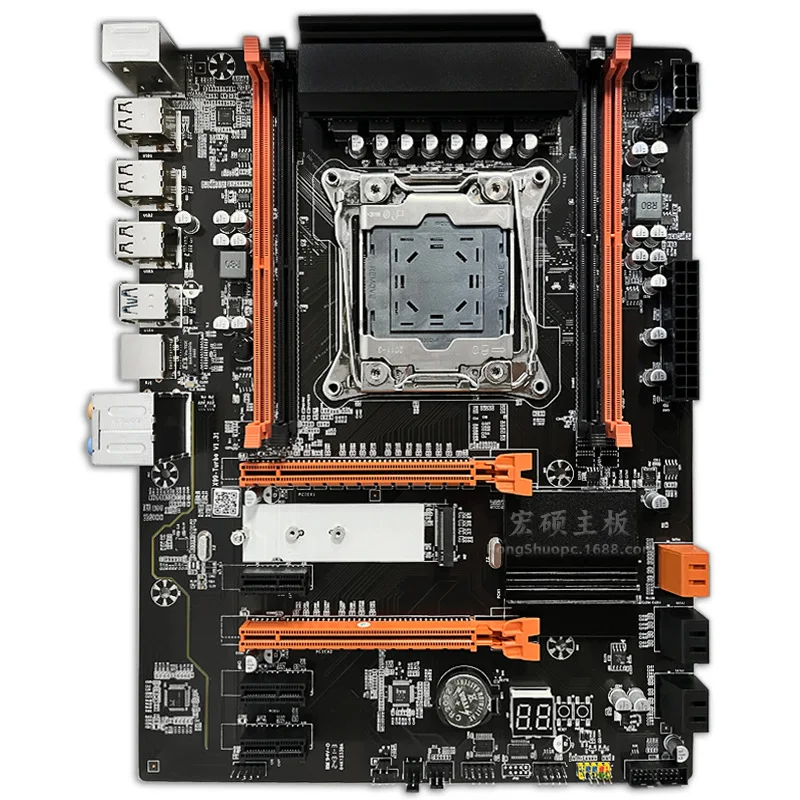 Brand New X99 Desktop DDR4 Motherboard 2011 Pin CPU Studio Computer Supports e5 2680V3 Server