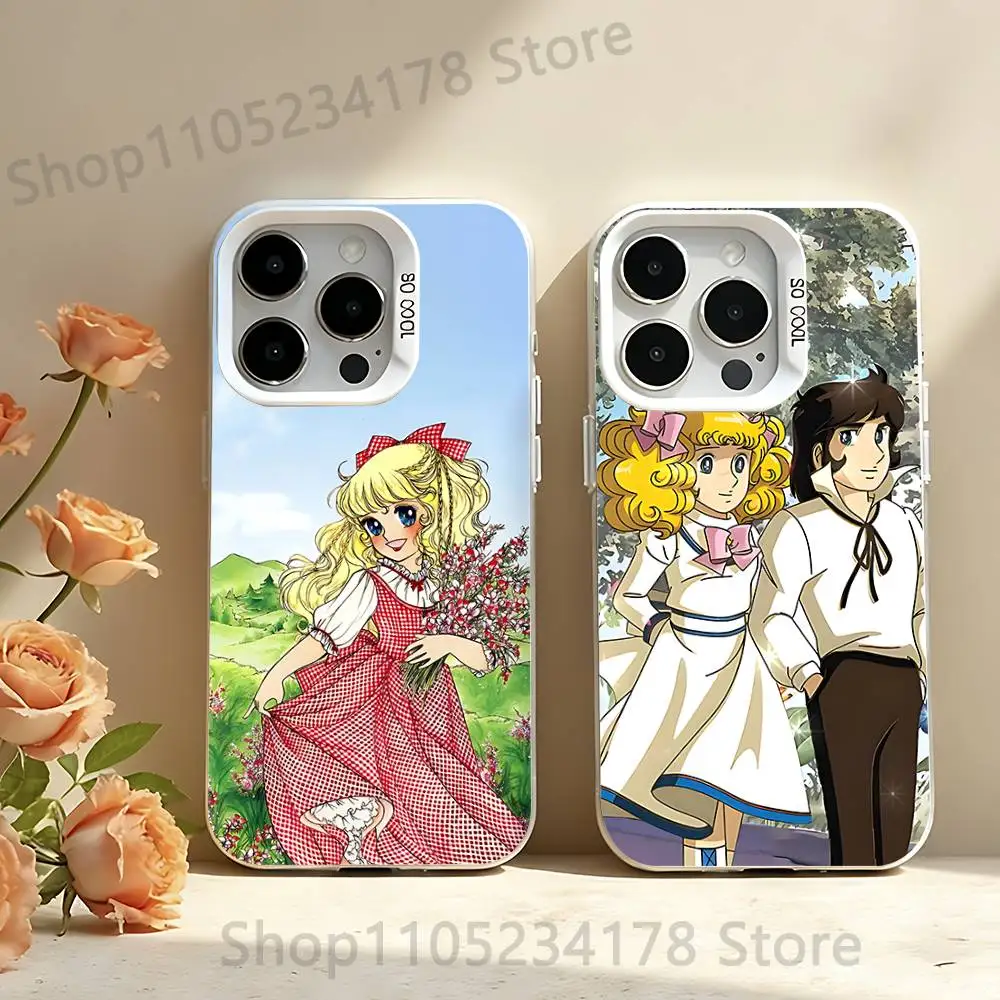 

Candy Anime C-Candy Phone Case For iPhone 17,16,13,12,11,15,14,Pro,Max,Plus,SE4,Air,Mini White IMD Matte