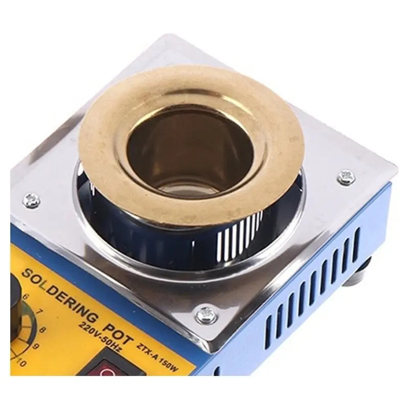 B62B-Thermoregulation 150W Solder Pot Tin Melting Furnace 100-550 Centigrade+ Universal Adapter EU Plug Soldering Desoldering Ba