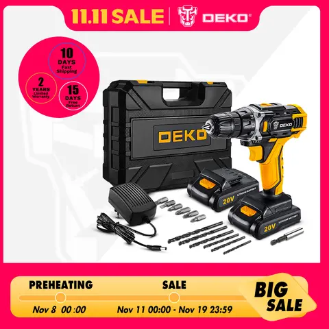 20V Cordless Drill DEKO