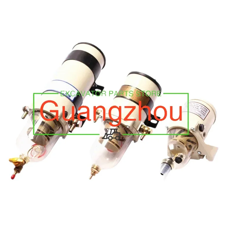 أجزاء حفارة عالية الجودة شاحنة ثقيلة فاصل الزيت عن الماء 500 900 1000FH FG الديزل الخشنة تصفية التحديثية الجمعية