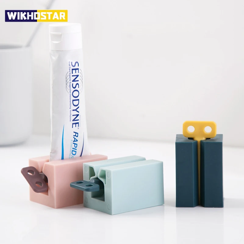 WIKHOSTAR 치약 짜개, 디펜서 레이지 롤링 치약 튜브 짜개, 보관 랙, 욕실 액세서리 