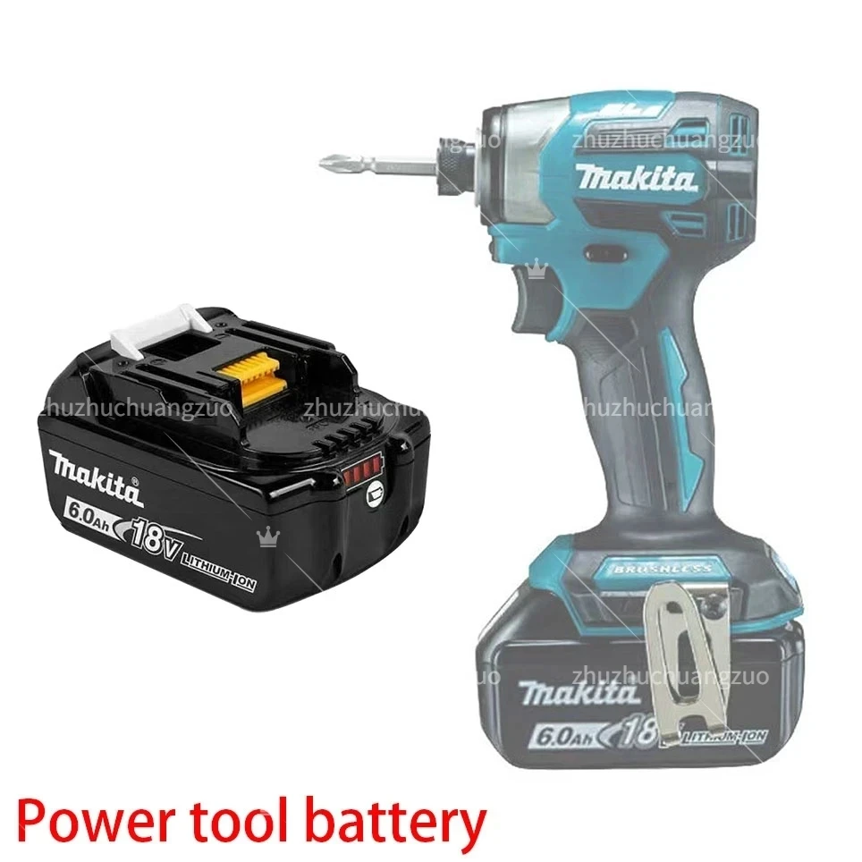 Makita oryginalny 18V Makita 6.0Ah litowo-jonowy akumulator 18v wiertarka akumulatorki zamienne BL1830 BL1840 BL1850 bl1860 bl1860 BL1860B