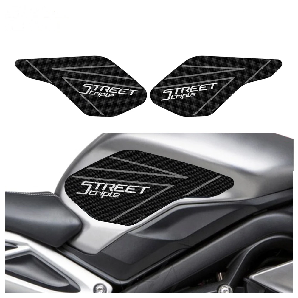 Für Triumph Street Triple 2012-2018 Aufkleber Motorrad Zubehör Seite Tank Pad Schutz Knie Griff Matten