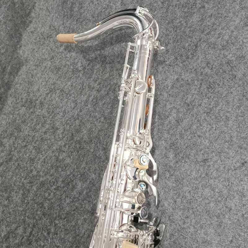 New Tenor Saxophone silvering Lacquer Professional Tenor Sax With Case Reeds Neck Mouthpiece