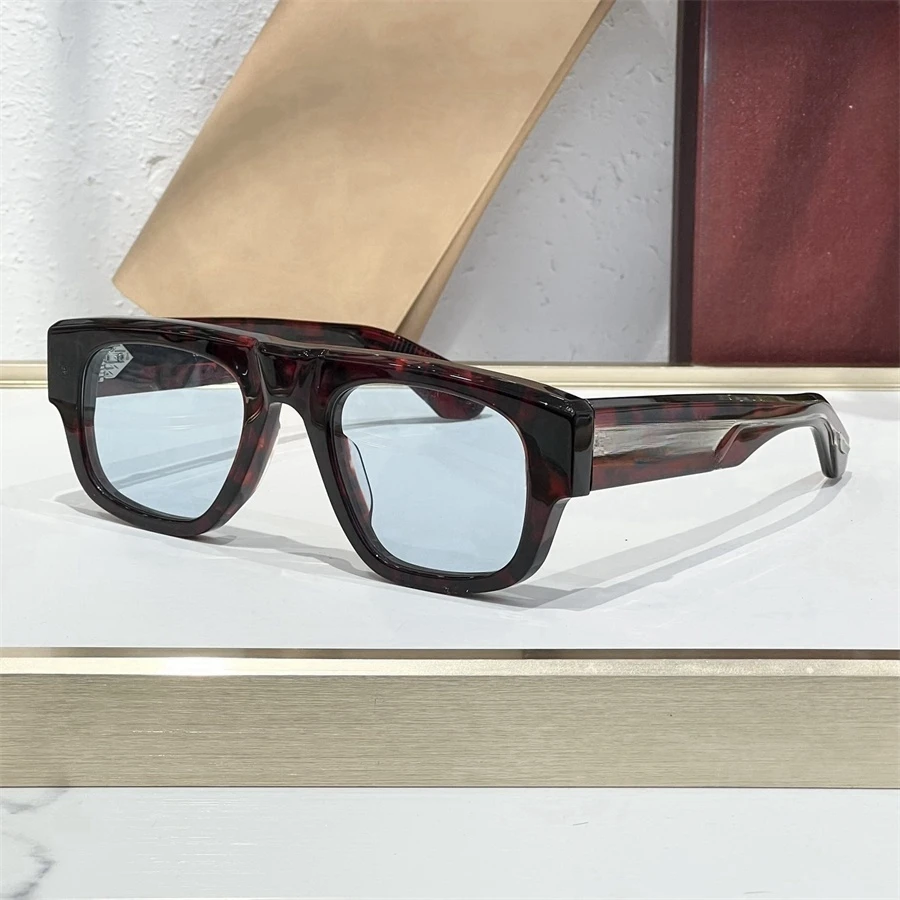 JMM новые трендовые песочные солнцезащитные очки квадратные Travl ацетатные модные популярные мужские солнцезащитные очки THUNDERCLOUD женские солнцезащитные очки 2025